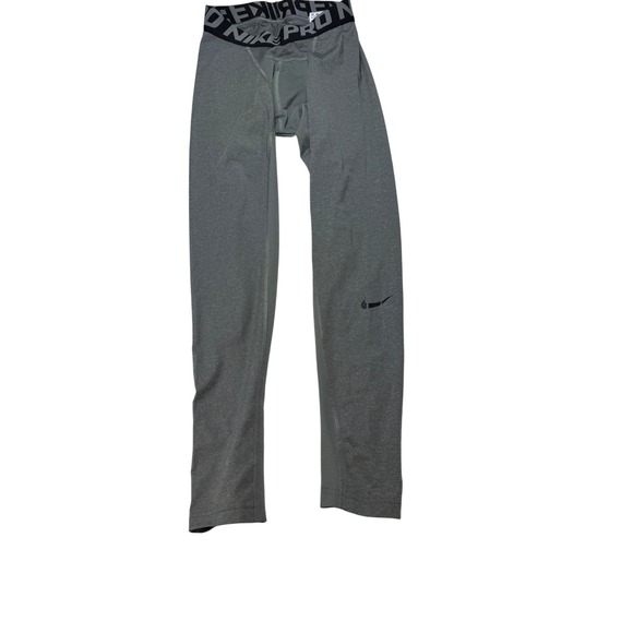 Nike‎ leggings mens small grey Pro Training Tights Compression Athletic - Picture 1 of 8